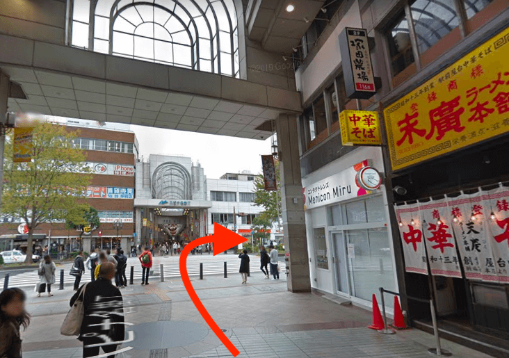 JR「仙台駅」西口から最短ルートで行く方法